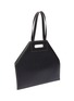 Detail View - Click To Enlarge - ALEXANDER MCQUEEN - 'De Manta' contrast topstitching leather shopping tote