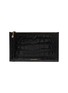 Main View - Click To Enlarge - ALEXANDER MCQUEEN - Croc embossed patent leather pouch