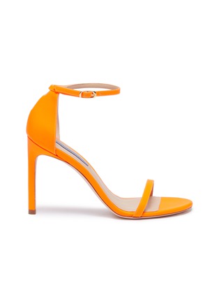 Main View - Click To Enlarge - STUART WEITZMAN - 'Nudist' ankle strap leather sandals