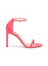 Main View - Click To Enlarge - STUART WEITZMAN - 'Nudist' ankle strap leather sandals