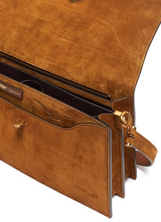 Detail View - Click To Enlarge - MÉTIER - 'Roma' small suede shoulder bag