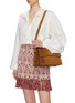 Figure View - Click To Enlarge - MÉTIER - 'Roma' small suede shoulder bag
