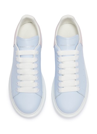 Detail View - Click To Enlarge - ALEXANDER MCQUEEN - 'Oversized Sneaker' in colourblock leather