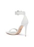  - ALEXANDER MCQUEEN - Jewelled buckle ankle strap leather sandals