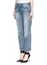Front View - Click To Enlarge - CURRENT/ELLIOTT - The Boyfriend distressed jeans
