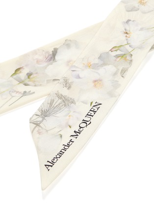 Detail View - Click To Enlarge - ALEXANDER MCQUEEN - Ophelia silk twill scarf