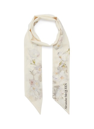 Main View - Click To Enlarge - ALEXANDER MCQUEEN - Ophelia silk twill scarf