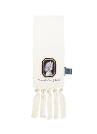 Detail View - Click To Enlarge - ALEXANDER MCQUEEN - Skull Portrait silk scarf