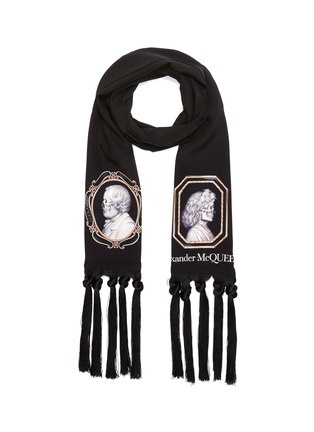 Main View - Click To Enlarge - ALEXANDER MCQUEEN - Skull Portrait silk scarf