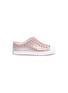 Main View - Click To Enlarge - NATIVE  - 'Jefferson Bling' glitter perforated toddler slip-on sneakers