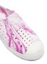 Detail View - Click To Enlarge - NATIVE  - 'Jefferson' marbled effect perforated toddler slip-on sneakers
