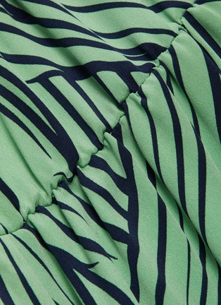  - TIBI - Abstract print silk halterneck jumpsuit