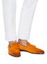 Figure View - Click To Enlarge - DOUCAL'S - Tassel suede loafers