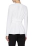 Back View - Click To Enlarge - TIBI - Shirred wrap top