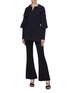Figure View - Click To Enlarge - TIBI - 'Esme' ruched crepe tunic top