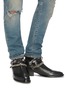 Figure View - Click To Enlarge - AMIRI - 'Bandana' curb chain strap leather boots