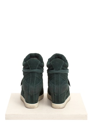 Back View - Click To Enlarge - ASH - 'Cool' suede wedge sneakers