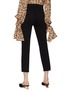 Back View - Click To Enlarge - L'AGENCE - 'Sada' raw cuff cropped jeans