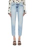 Main View - Click To Enlarge - L'AGENCE - 'El Matador' raw cuff slim fit jeans