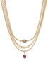 Figure View - Click To Enlarge - JOHN HARDY - x Adwoa Aboah 'Classic Chain' gemstone multi chain tiered necklace