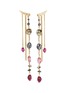 Main View - Click To Enlarge - JOHN HARDY - x Adwoa Aboah 'Classic Chain' gemstone fringe drop earrings