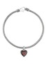 Main View - Click To Enlarge - JOHN HARDY - 'Classic Chain' sapphire heart charm silver mini bracelet