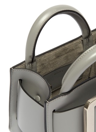 Detail View - Click To Enlarge - BOYY - 'Bobby 16' buckled leather satchel