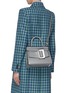 Front View - Click To Enlarge - BOYY - 'Karl 24' buckled leather satchel