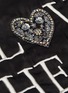  - NEEDLE & THREAD - 'Love Bow' embellished slogan embroidered bomber jacket