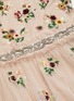 Detail View - Click To Enlarge - NEEDLE & THREAD - 'Magdalena' ruffle yoke tiered floral embroidered tulle dress