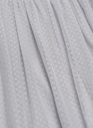 Detail View - Click To Enlarge - NEEDLE & THREAD - 'Dotted' tulle midi skirt