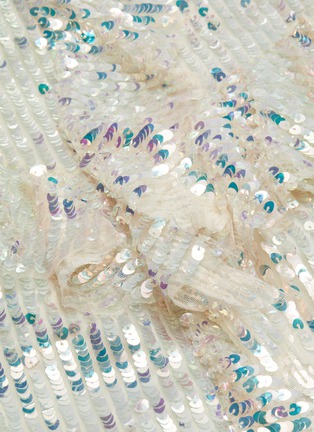 Detail View - Click To Enlarge - NEEDLE & THREAD - 'Scarlett' ruffle sequin tulle midi dress