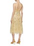 Back View - Click To Enlarge - NEEDLE & THREAD - 'Valentina Sequin' floral tulle dress