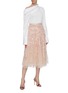 Figure View - Click To Enlarge - NEEDLE & THREAD - 'Valentina Sequin' floral tulle skirt
