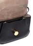 Detail View - Click To Enlarge - JW ANDERSON - 'Keyts' chain pin leather crossbody bag
