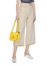 Front View - Click To Enlarge - JW ANDERSON - 'Keyts' chain pin snakeskin leather crossbody bag