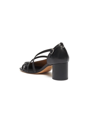  - MAISON MARGIELA - 'Tabi' half strappy leather sandals