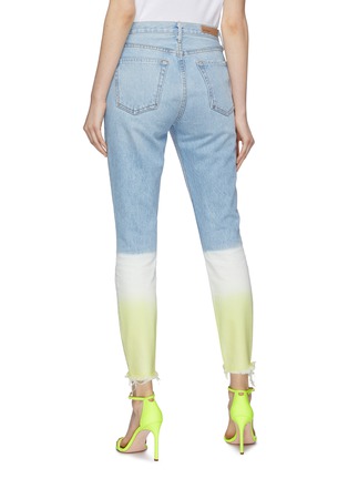 Back View - Click To Enlarge - GRLFRND - 'Karolina' distressed ombré jeans
