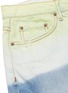  - GRLFRND - 'Jourdan' ripped cuff ombré denim shorts