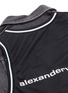  - ALEXANDER WANG - 'Game' logo print jersey back denim trucker jacket