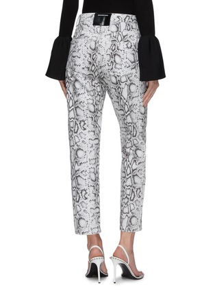 Back View - Click To Enlarge - ALEXANDER WANG - 'Bluff' python print jeans
