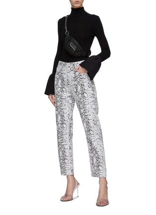 Figure View - Click To Enlarge - ALEXANDER WANG - 'Bluff' python print jeans