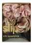 Main View - Click To Enlarge - SLIP - slip™ scrunchies 3-piece set – Pink/Caramel/Black