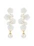 Main View - Click To Enlarge - JENNIFER BEHR - 'Calissa' Mother-of-Pearl floral drop earrings