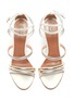 Figure View - Click To Enlarge - ALAÏA - Strappy leather sandals