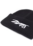 Detail View - Click To Enlarge - VICTORIA BECKHAM - x Reebok logo embroidered wool-cashmere rib knit beanie