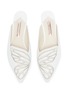 Detail View - Click To Enlarge - SOPHIA WEBSTER - 'Bibi Butterfly' embroidered leather slides