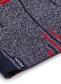 Detail View - Click To Enlarge - PRADA - Belted contrast border mouliné jacquard skirt