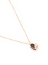 Detail View - Click To Enlarge - ROBERTO COIN - 'Gold Treasures Valentine's Day' diamond onyx pendant necklace
