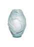 Main View - Click To Enlarge - LALIQUE - Poissons Combattants medium vase – Persepolis Blue